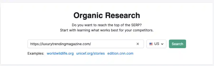 Organic Research